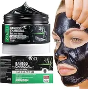 Bamboo Charcoal Blackhead Remover,3.5oz Bamboo Charcoal Nose Blackhead Remover | Purifying Clay Oil Control Facial Pore Mud Cleanser for Women Men Gyouza