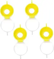 FUNOMOCYA Emergency Button Cover 4pcs Home Cover for Protective Switches Made of Pc Material