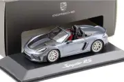 Spark Porsche 718 Spider RS 1/43 Custom Grey Model Good Minicar