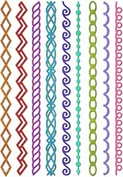 XMZZMX Wavy Line Diamond Lace Die Cuts for Card Making, Paper Embossing Metal Cutting Dies Kit Templates, Storage Pockets Supplies, Photo Frame Album DIY Scrapbooking Stencils Sets