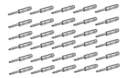 (25 PACK) SWITCHCRAFT 297 1/4" TRS Stereo Cable Mount Plug - Solder Type
