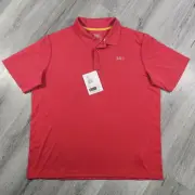 NWT 511 5.11 Tactical Training Pinnacle Polo Men XL Range Red Law Security Shirt