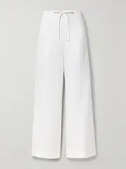 [BONDI BORN] BONDI BORN - + Net Sustain Delphi Organic Linen Straight-leg Pants - White - x large x large White