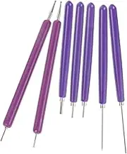 Angoily DIY Paper Quilling Craft Kit Quilling Pen Set Metal Tip for Art Card Making Bookbinding