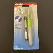 Energizer Green Pen Light AAA Batteries Included Pen Light Flashlight