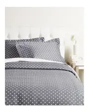 Superior 600 Thread Count Cotton Rich Polka Dot Duvet Cover