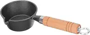TIDTALEO Mini Cast Iron Skillet Small Oil Heating Pan Multi-Functional Frying Pan Long-Lasting Iron