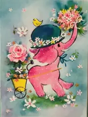 Vintage Get Well Soon Greeting Card by Coronation Collection, 5.5" X 7.5" UNUSED