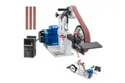 VEVOR Belt Grinder Sander 72 x 2-Inch Variable Speed with VFD 3 Grinding Moulds