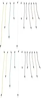 jojofuny Sets Breadboard Cable Assorted Jumper Wires for Breadboard Prototyping Circuits Easy Insertion Pcs