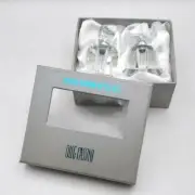 NWT Signed Oleg Cassini Crystal Perfume Danielle Boxed Vanity Bottle Set of 2