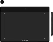 XPPen (Black) Deco Fun L 10x6 Inches Drawing Tablet Digital Art Tablet with Tilt Support Battery-Free Pen for Digital Drawing, Animation, Online Education and Remote Work