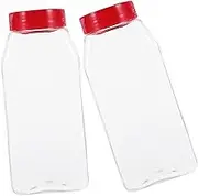 LAPYAPPE Dual Flip Lid Plastic Condiment Bottles Salt Pepper Dispensers Airtight Seasoning Jars for Kitchen Storage