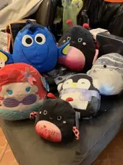 Squishmallows Ladee Luna Ariel Dory Sachie 7”-11” Plush Toy Disney Kelly Toy