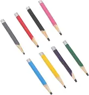 TOYANDONA 8 Pack Miniature Wooden Pencils for School Office Dollhouse Decor Mini Stationery Toys
