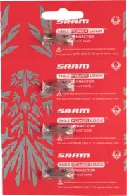 SRAM Eagle PowerLock Link for 12-Speed Chain, Silver Card/4