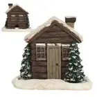 House Christmas Chimney Hut Burner Rustic Incense Cone Burner