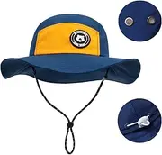 [BAOPLAYKIDS] Kids Waterproof Bucket Hat UPF 50+ Quick-Drying Sun Hat Toddler Wide Brim Summer Beach Hats for Boys Girls Children 2-8 Years