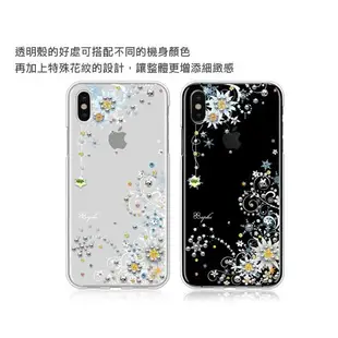 apbs iPhoneXS/iPhoneX 5.8吋 施華洛世奇彩鑽手機殼-雪絨花 現貨 蝦皮直送