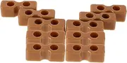 IWOWHERO Crib Board Support Brackets 10pcs Bed Frame Accessories Bed Rail Hardware Easy Install Crib Pegs