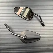 For Harley Dyna Electra Glide Fatboy Iron 883 Road Glide Sportster 883 1200 Softail Motorcycle Rear View Rearview Rearview Mirror(B2)