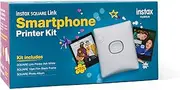 Instax Square Smartphone Print Kit Ash White