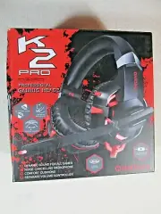 Gaming Headset, ONIKUMA K2 7.1 Channel Surround Sound Stereo Over-Ear Headpho...