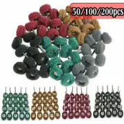50-200x Abrasive Wheel Buffing Polishing 25mm Grinding Wheel Dremel Rotary Tool