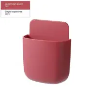 Wall Mounted Storage Box Mobile Phone Plug Holder Stand Rack Remote Control Stor