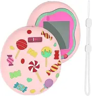 diamondo Silicone Cover Case for Tamagotchi Uni Protective Skin Sleeve Shockproof Waterproof Soft Case Cover with Finger Lanyard Protective Skin Sleeve for Tamagotchi Uni Virtual Pet Machine