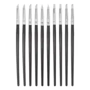 10pcs Silicone Clay Sculpting Tool Clay Sculpting Shaper Rubber Tip White
