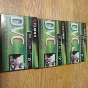 New 3-Pack Fujifilm DVC Mini DV Digital Videocassette 60min SP 90min LP