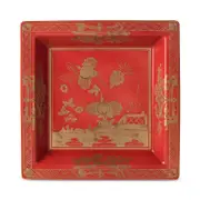 Ginori 1735 Oriente Italiano Gold Large Square Change Tray