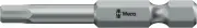 Wera 840/4 Hex Power Bit 1/8"x50mm 135094