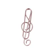 music Note shaped Paper Clips Decorative Gold Decor For Office Gold Stationery Gold hollow Paper Clips Kawaii Wholesale