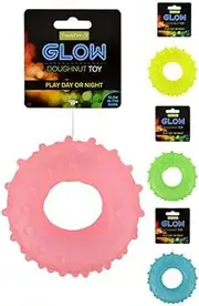 Trendy Pets Donut Glow in The Dark Pet Toy