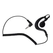 G Shape Soft Ear Hook Earpiece Headset 3.5mm Plug Ear Hook Listen Only Ham Ra...