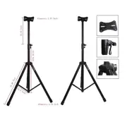 Pair Duty Tripod PA Speaker Stands Adjustable Pole Mount Holder Universal Heavy
