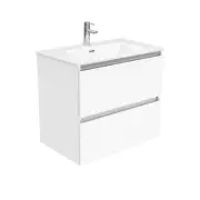 Fienza Joli Quest Bathroom Vanity 750 Wall Hung Vanity White JOL75Q