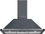 Smeg 90cm Grey Chimney Rangehood