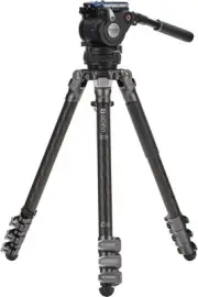 Benro Mammoth Three Series Carbon Fiber Tripod with BV6HPLUS Video Head