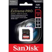 SanDisk 512GB Extreme PRO SDXC 300 mb/s UHS-Il Memory Card - SDSDXDK-512G-ANCIN