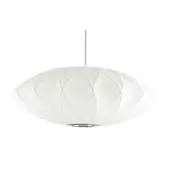 Replica George Nelson Bubble Lamp Criss Cross Saucer Pendant Light White