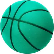 uxcell Silent Basketball, Size 7 No Noise High-Density Foam Dribbling Indoor Basketball for Quiet Dribbling and Indoor, Green