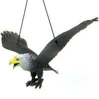 在飛比找樂天市場購物網優惠-老鷹嚇鳥驅鳥器趕鳥神器寵物吊線大鷹玩具驅鳥神器用陽臺模型