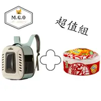 在飛比找蝦皮購物優惠-〈M.G.O〉超值組  寵物外出背包和泡麵貓窩