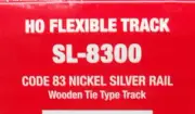 PECO SL-8300 HO/OO SCALE FLEXI TRACK CODE 83 NICKEL SILVER RAIL 1 BOX 25 PIECES