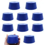 10PK #13.5 ASTM Neoprene Stoppers, Solid - Eisco Labs