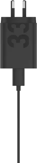 Motorola 33W Adapter with USB-C to C Cable 1M Black