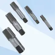 5Pcs Screw Thread Tap Set Taper Tool NPT Screw HSS 1/8" 1/4" 3/8" 1/2" 3/4" NEW